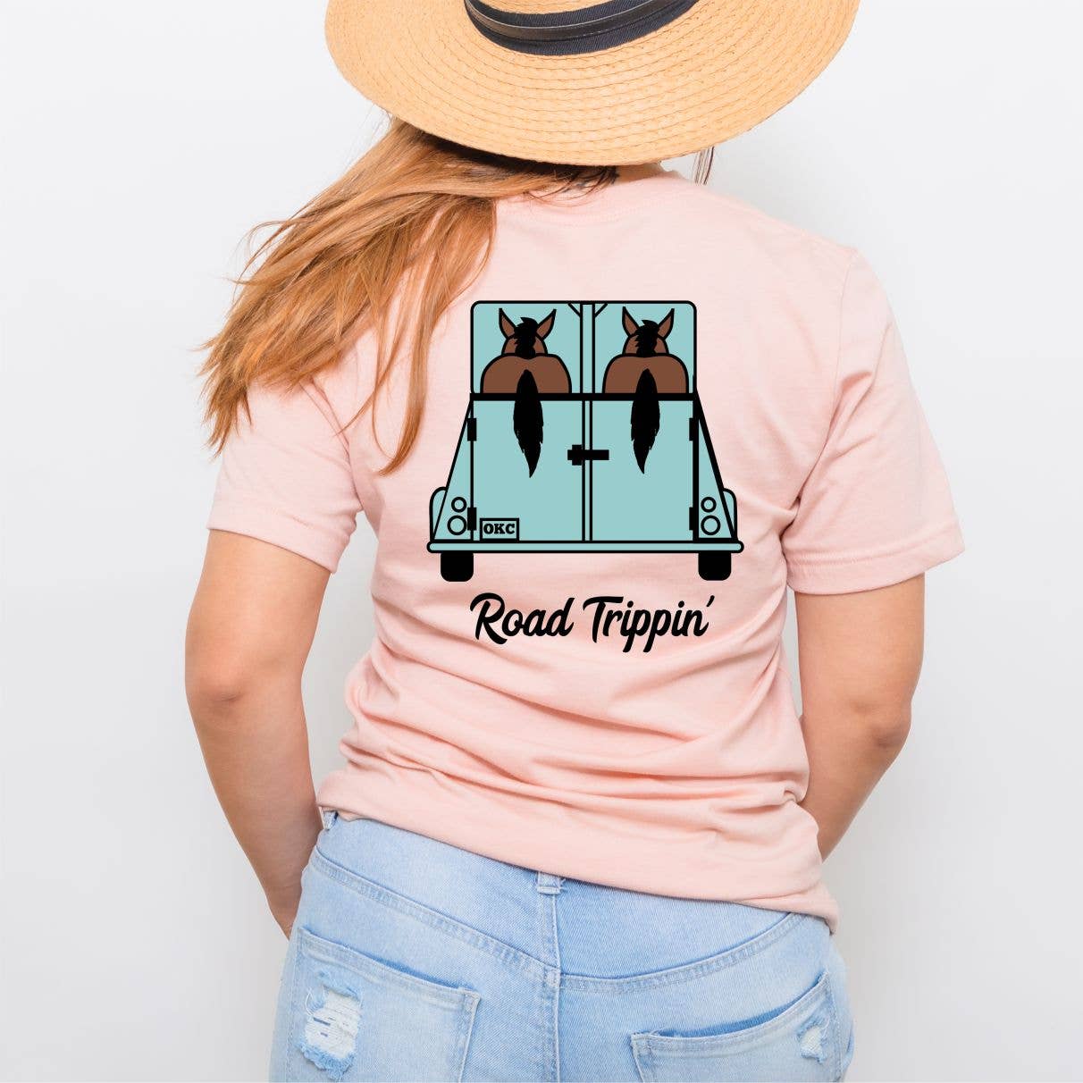 Road Trippin' Equestrian Horse Tshirt