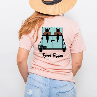 Road Trippin' Equestrian Horse Tshirt