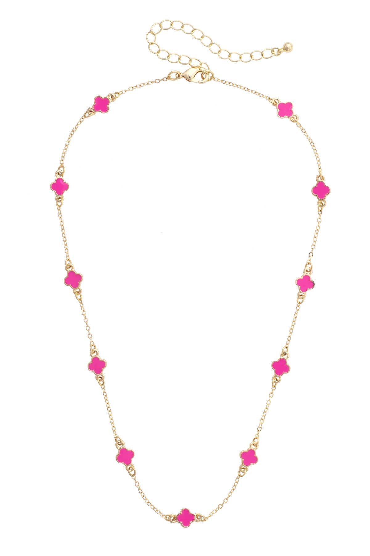 Margaret Dainty Clover Necklace