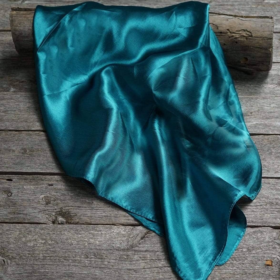 35X35" Solid Teal Wild Rag/ Scarf WRS5