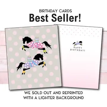 Horse Greeting Birthday Card