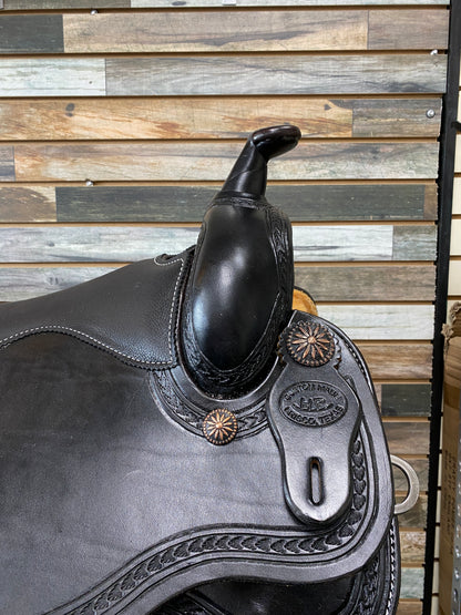 HR Black Flex Trail Saddle 16"