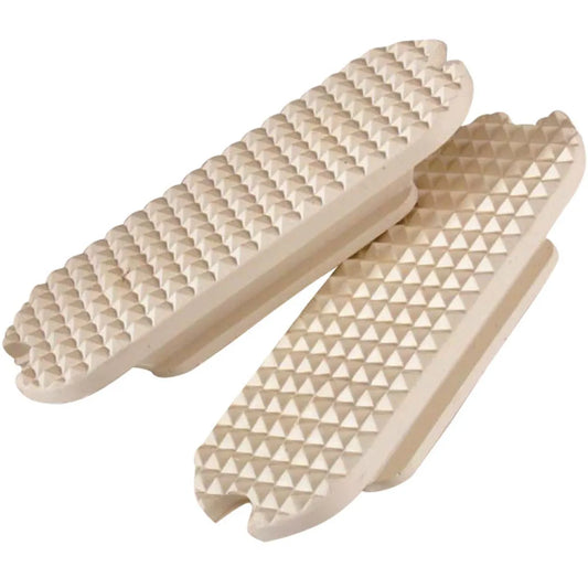 Knife Edge Stirrup Treads - White