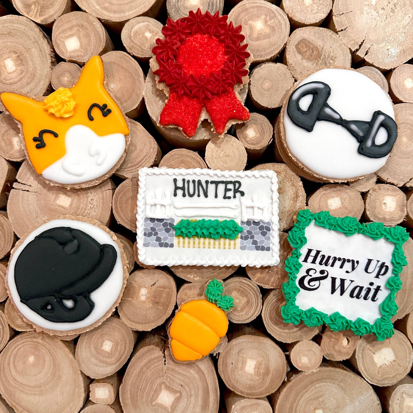 Hunter Ring Horse Cookie 7 pack