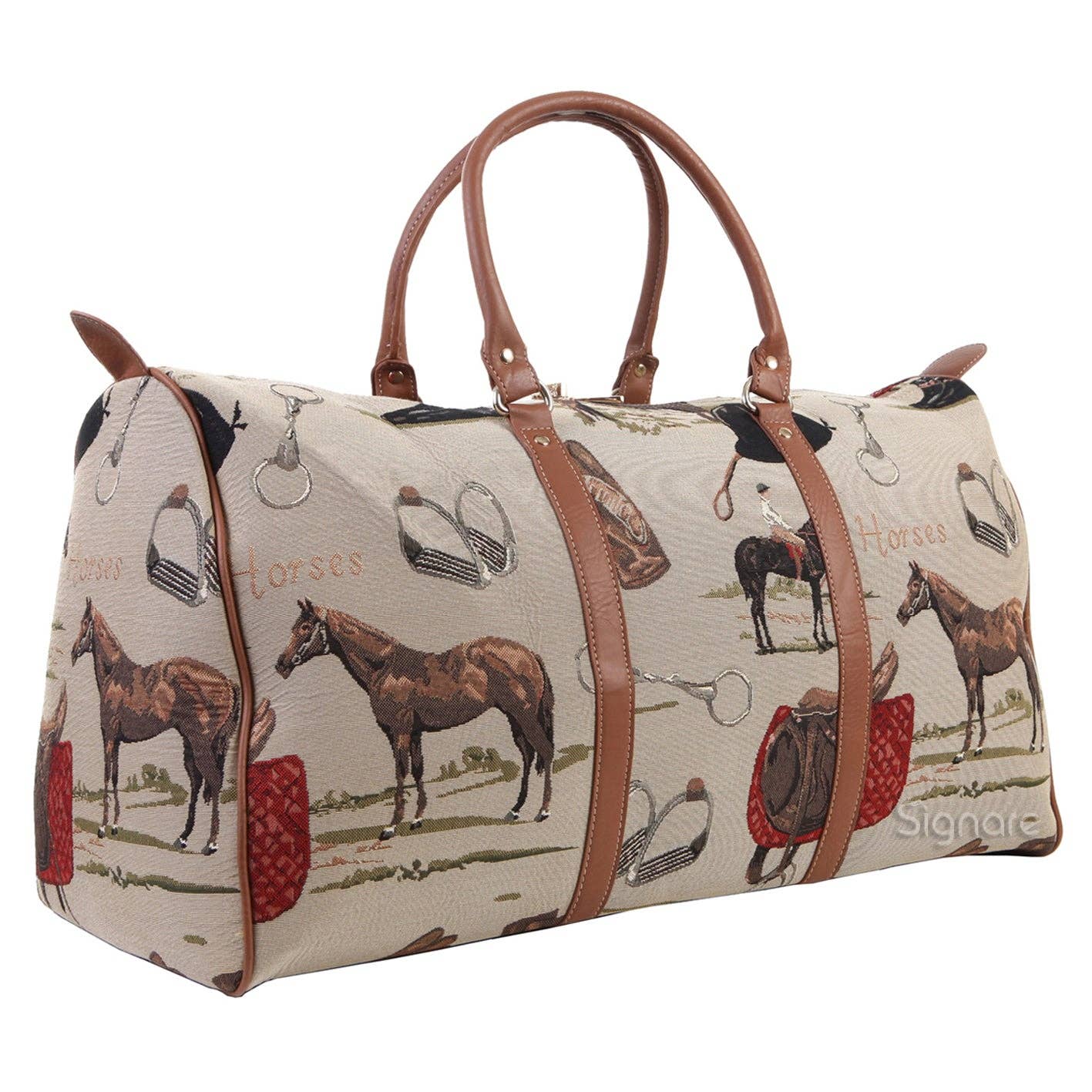 SignareArt - Running Horse Big Holdall/Duffel Bag