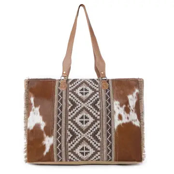 Myra Elisa Leather Weekender Bag