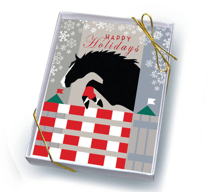 Horse Boxed Christmas Cards | Jumper Snowflake | 8 Holiday