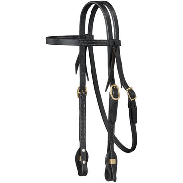 Royal King Harness Leather Browband Headstalls with Quick Chaange Ends