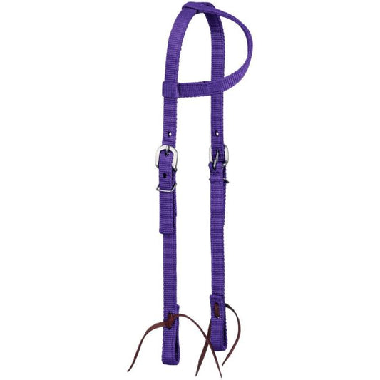 Tough1 Purple Nylon One Ear Halter