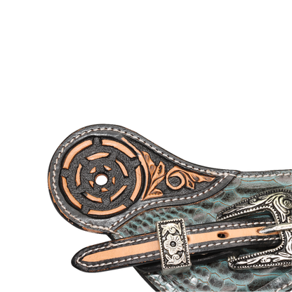 Western Leather Spur Straps - Dayton