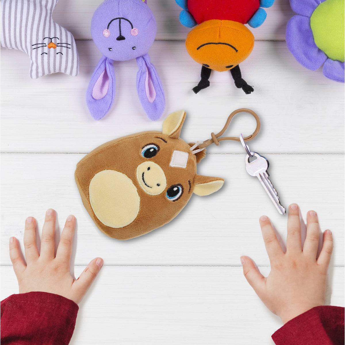 Snug-Mooshies Plush Clips - Horse