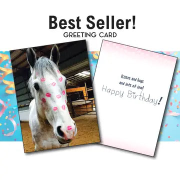 Horse Greeting Birthday Card