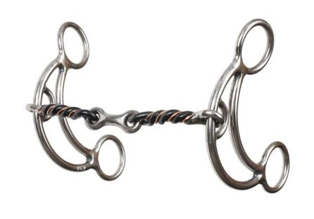 Reinsman Crescent Moon Twisted Bit with Dogbone