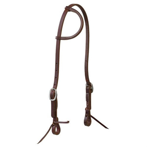 Weaver Working Tack Sliding Ear Headstall, 5/8", Stainless