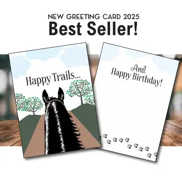Horse Greeting Birthday Card