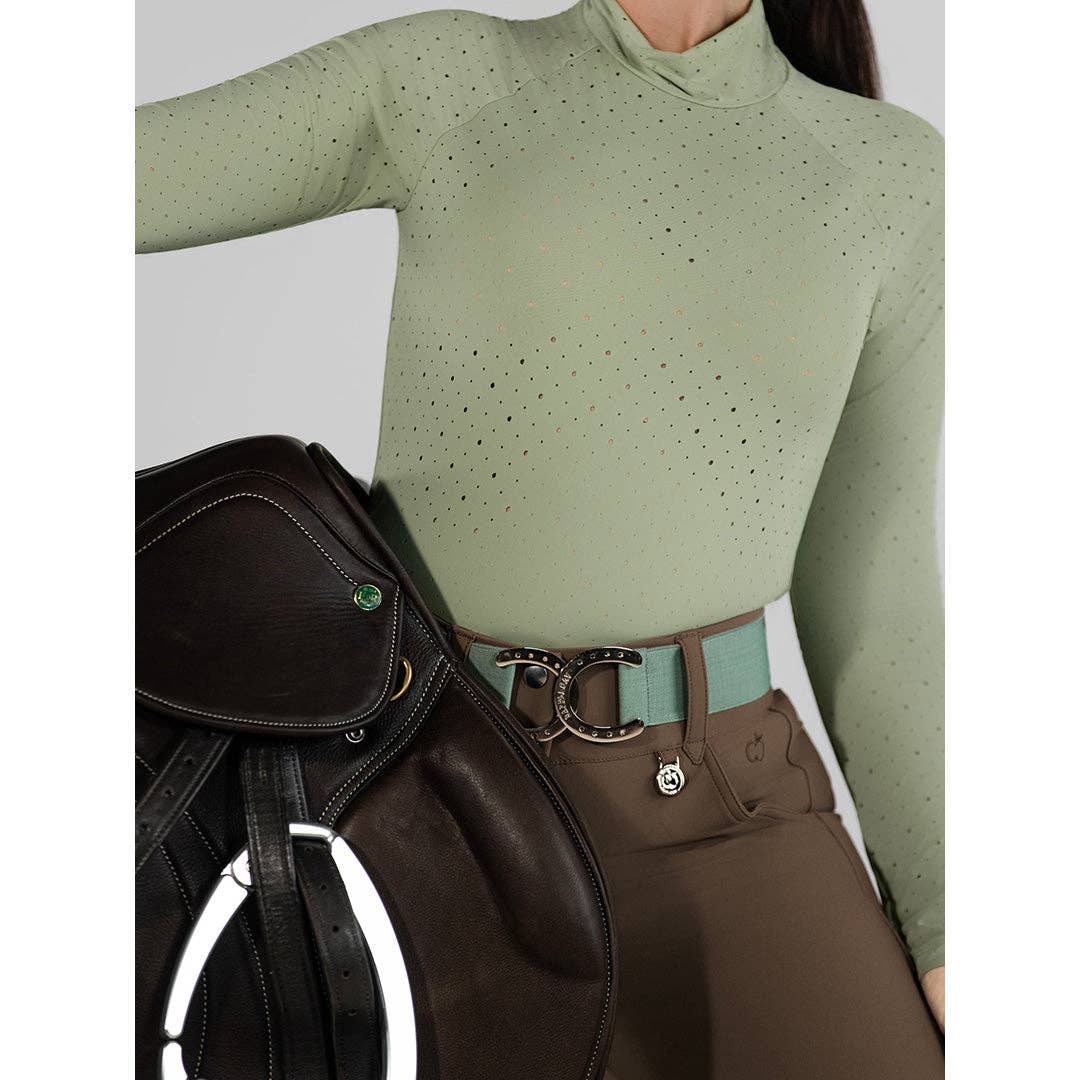 Dapplebay Aircut Mock Neck LS Top