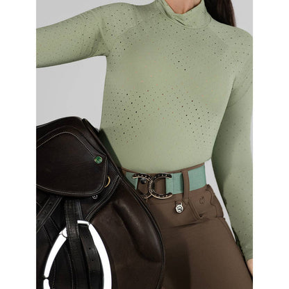 Dapplebay Aircut Mock Neck LS Top