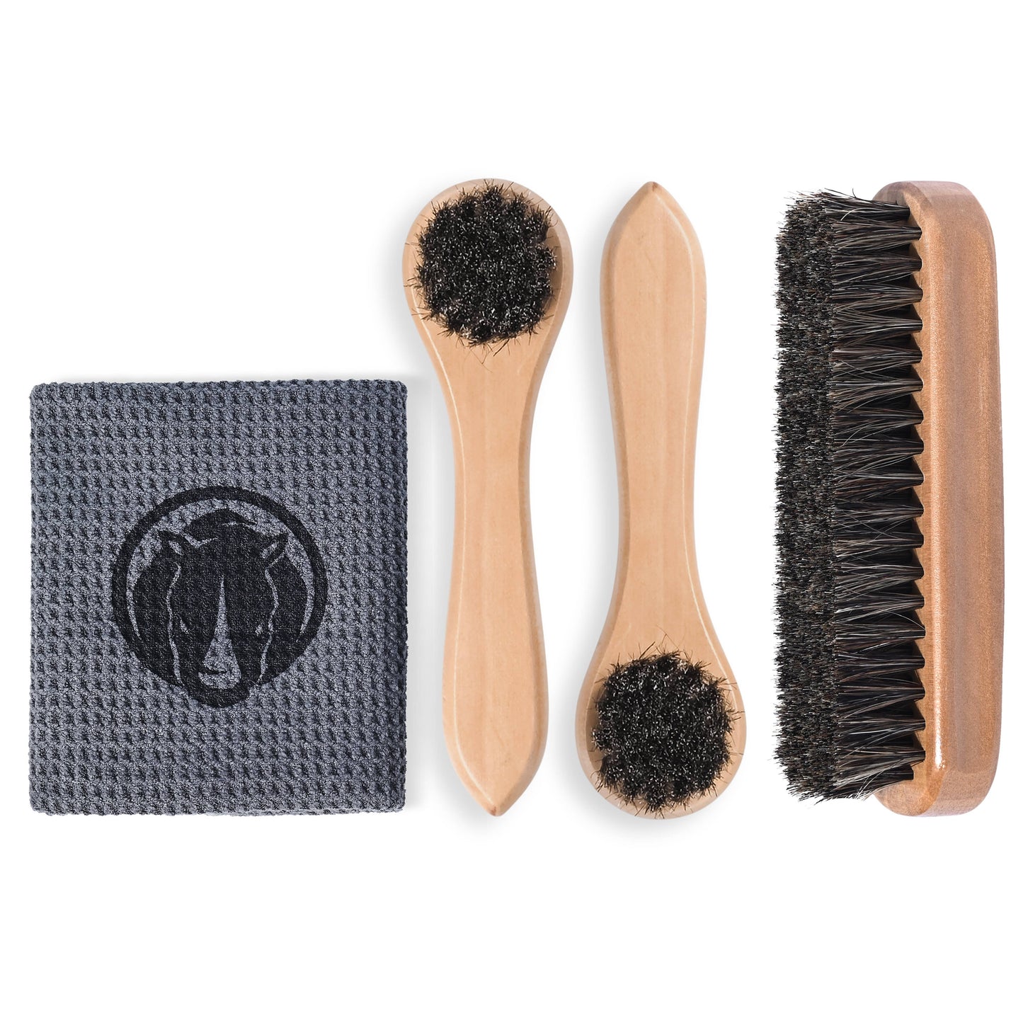 Complete Cleaning Brush Kit for Leather Goods - 4 pieces