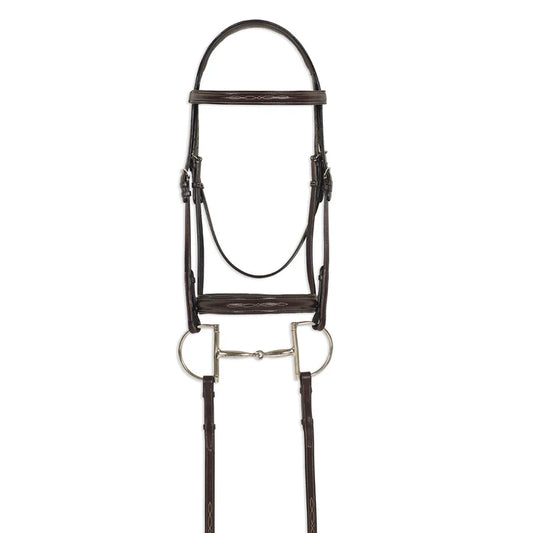 Classic Fancy Stitched Raised Wide Bridle