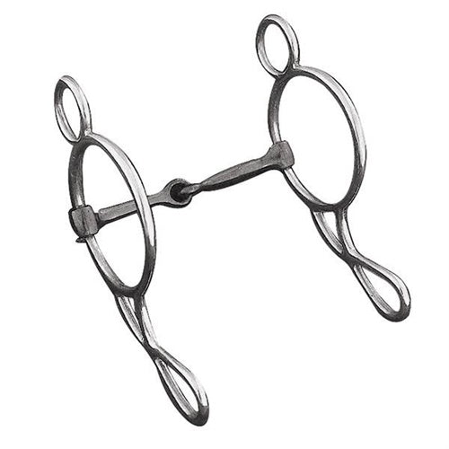 Weaver Gag Bit, 5" Sweet Iron Snaffle Mouth