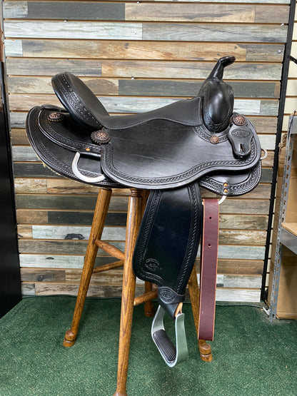 HR Black Flex Trail Saddle 16"