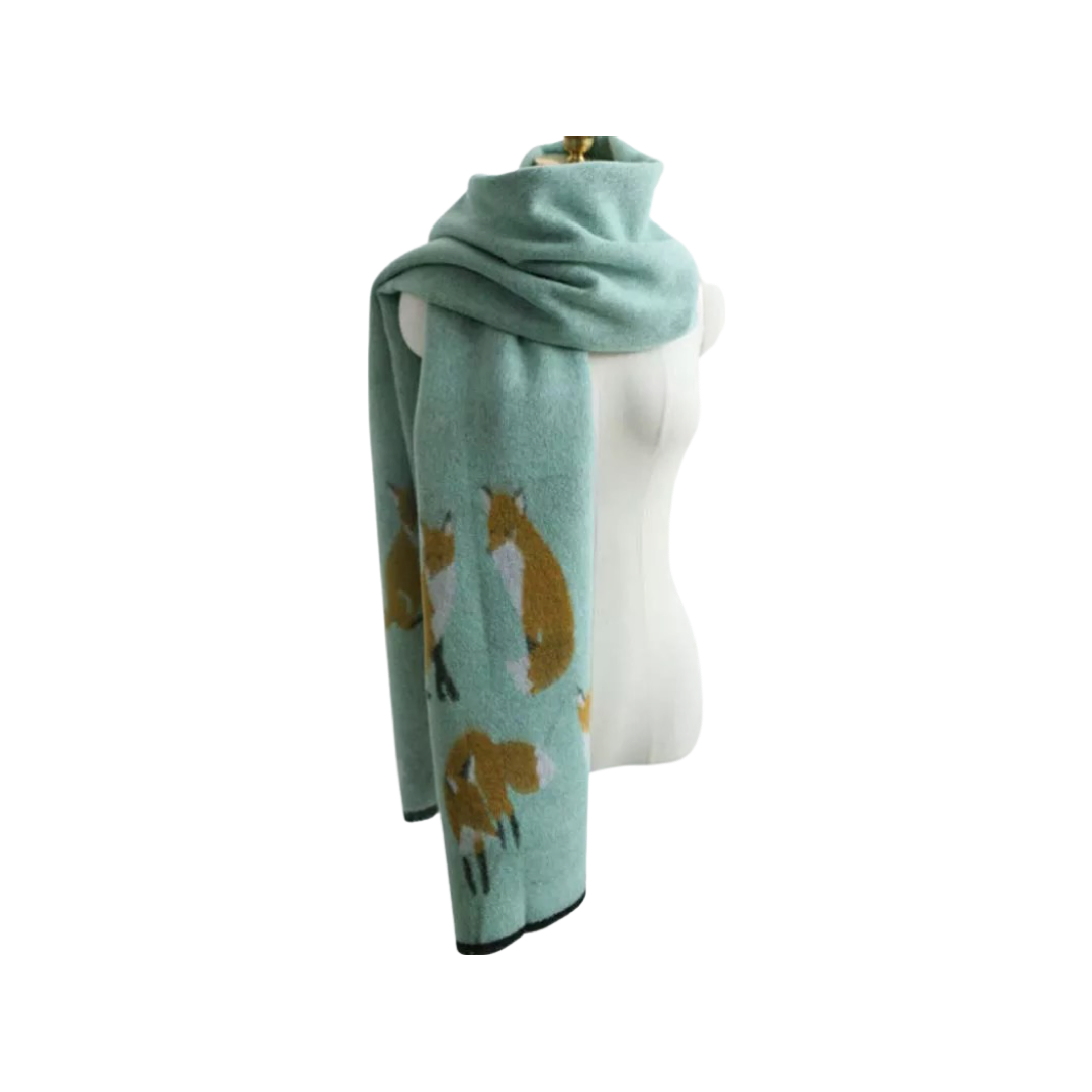 Tallyho Mr Fox Soft Winter Scarf Shawl