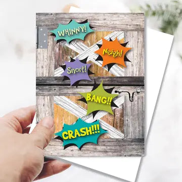 Horse Greeting Birthday Card