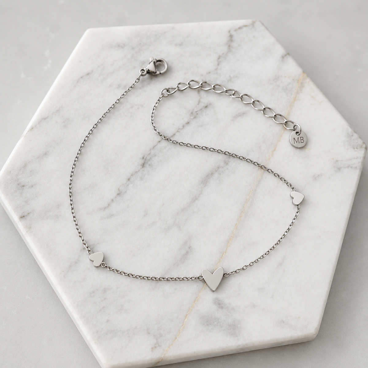 Triple Heart Bracelet