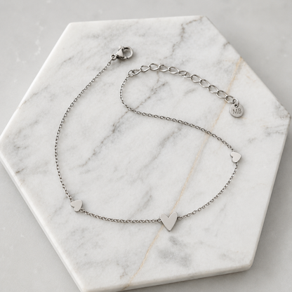 Triple Heart Bracelet