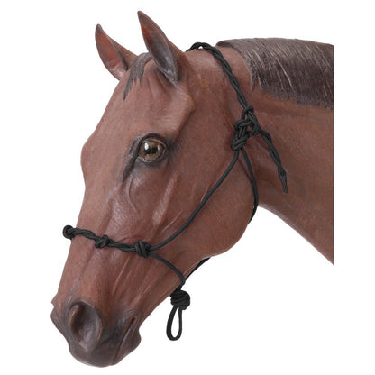 Tough1 Knotted Rope Halter with Twisted Crown