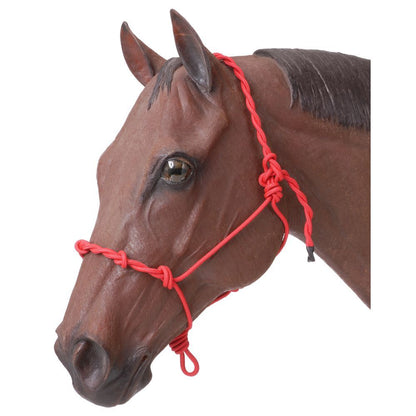 Tough1 Knotted Rope Halter with Twisted Crown