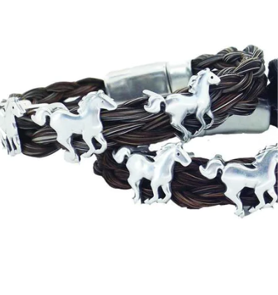 Open Plains Horse Hair Bracelet - Brown