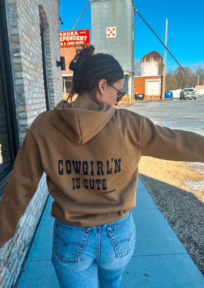 Cowgirl'n is Cute Hoodie