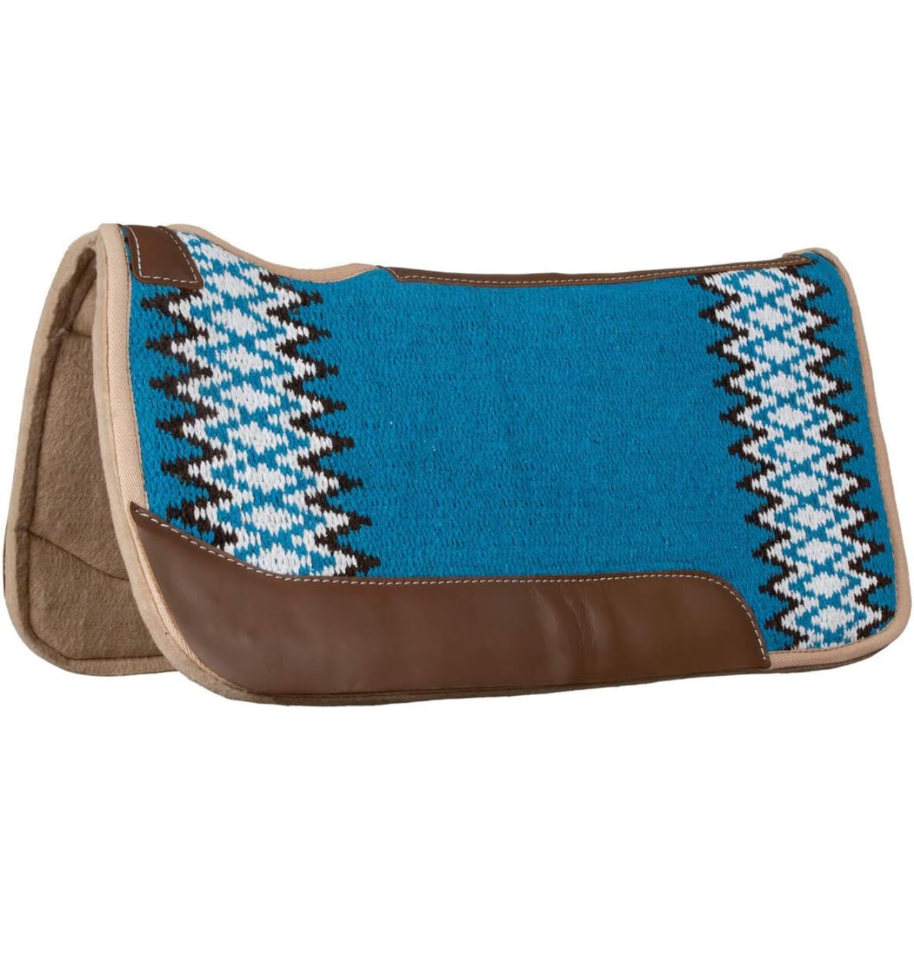 Mustang Blue Horse Navajo Wool Pad