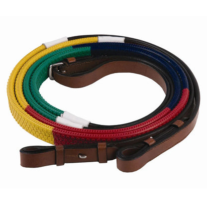 Henri de Rivel Advantage Rainbow Training Rubber Reins