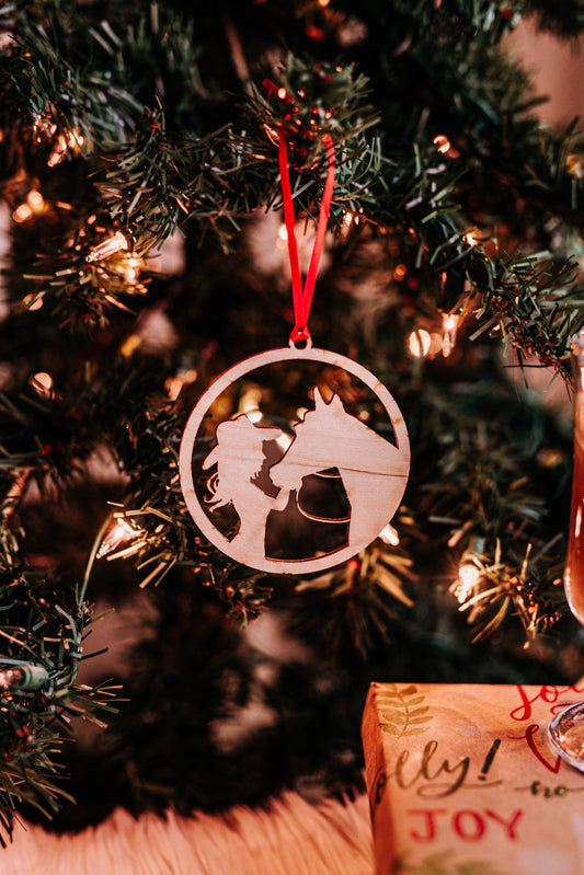 Equestrian Christmas Ornament