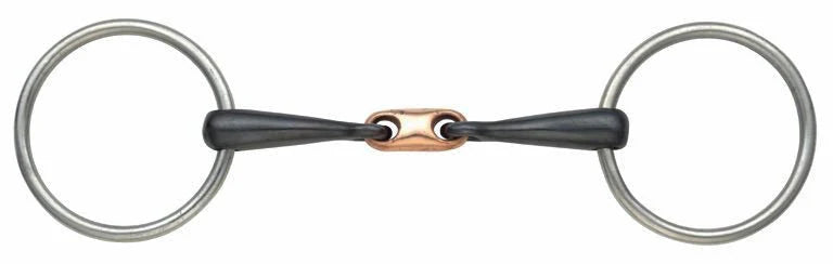 Copper Lozenge Snaffle with Sweet Iron Mouth