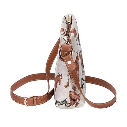 SignareArt - Running Horse Crossbody Bag Purse Handbag