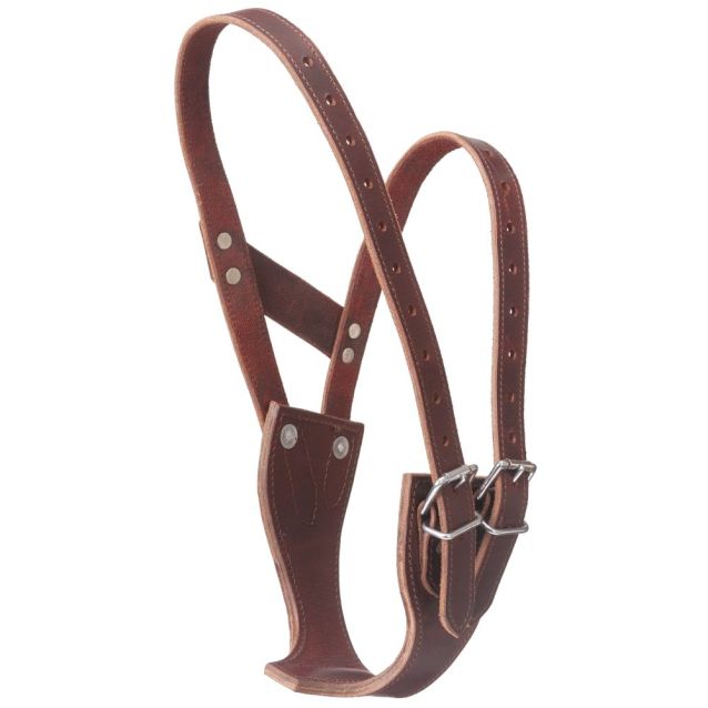 Tough1 Leather Crib-Be-Gone Comfort Collar Medium Medium Oil