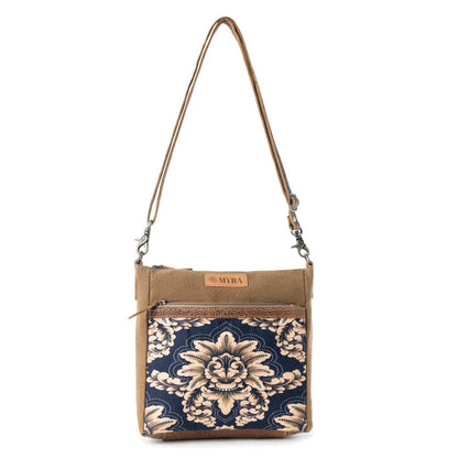 Crestbloom Vintage Crossbody Bag