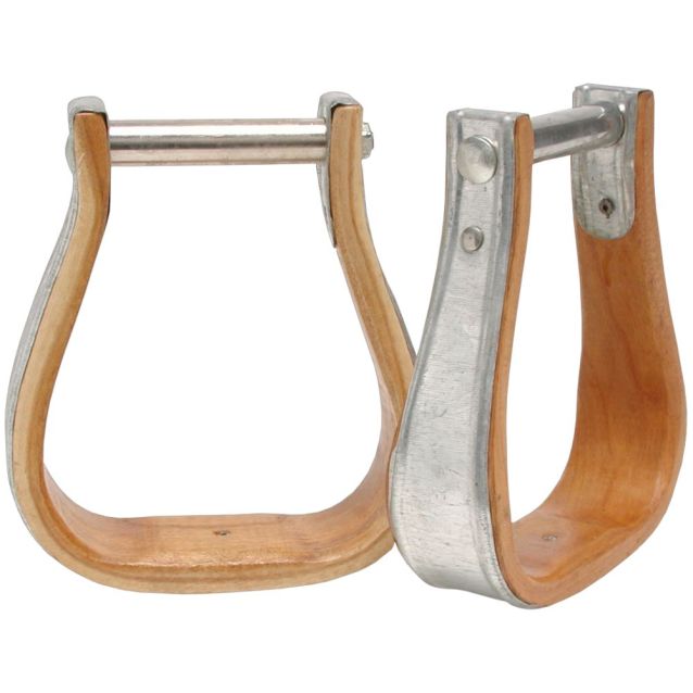 Royal King Metal Bound Hardwood Stirrups