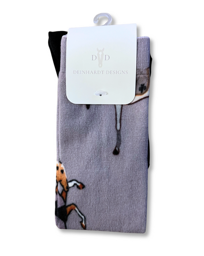 Deinhardt Designs Heritage Collection: PURPLE PONY CLUB Riding Socks