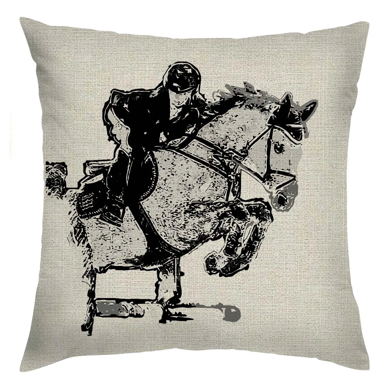 Noble Pony - Linen Pillow