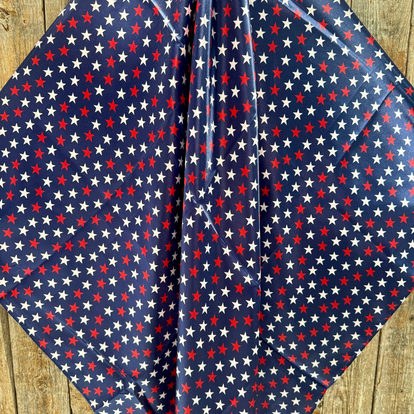 35X35" Red, White & Blue USA Star Wild Rag | Scarf WR3463