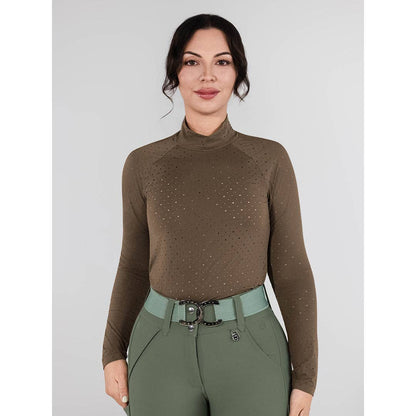 Dapplebay Aircut Mock Neck LS Top