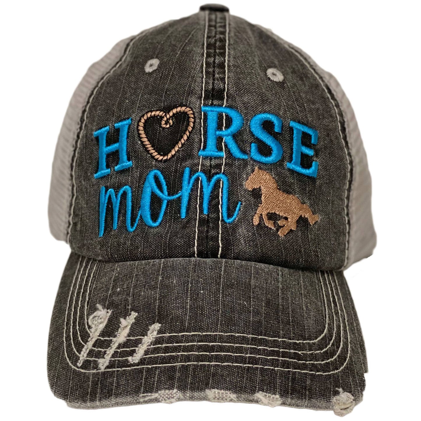 Horse Mom Women's Embroidered Baseball Cap