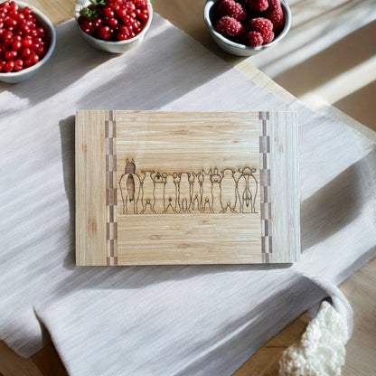 Farm Animal Adorable Double Sided Cutting Board!