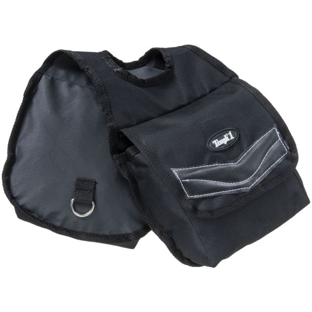 Tough1 Nylon Pommel Bag  Black