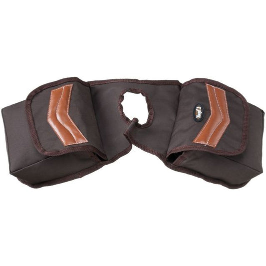 Tough1 Nylon Pommel Bag  Brown