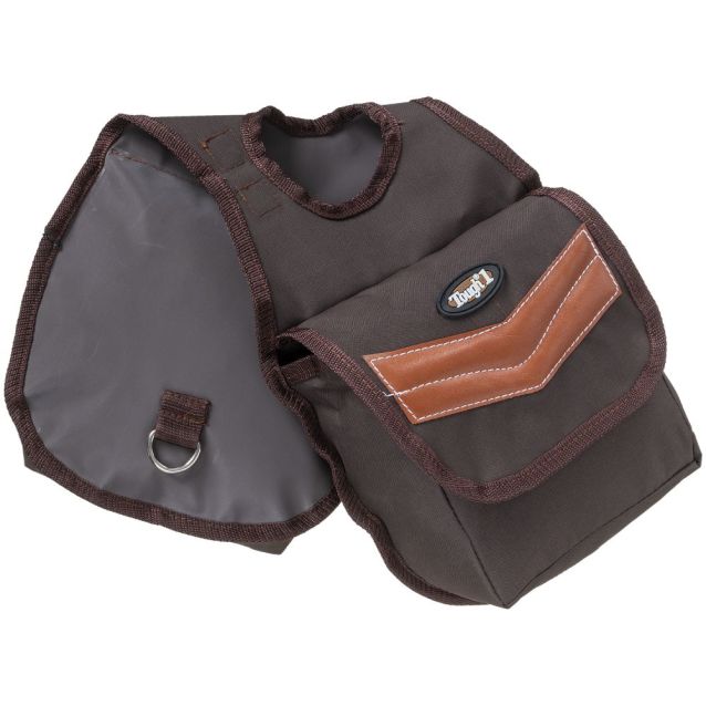 Tough1 Nylon Pommel Bag  Brown